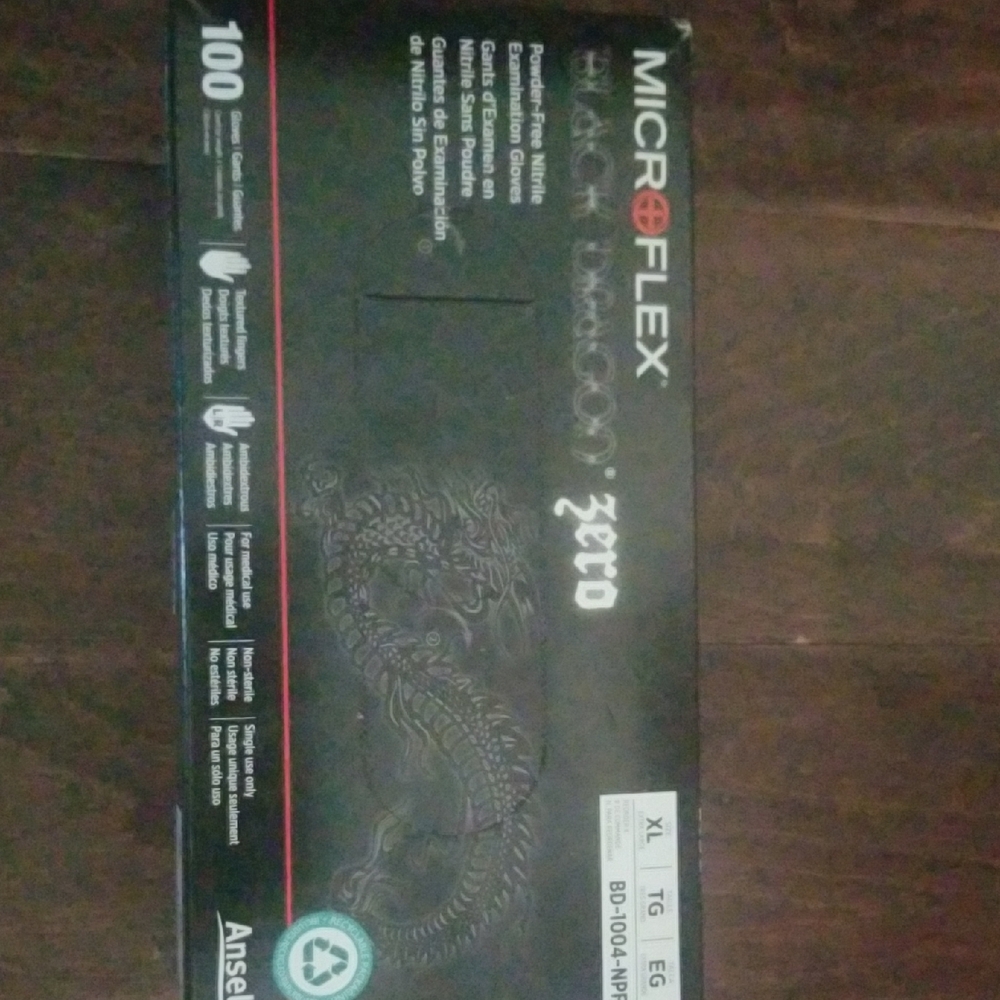 Black Disposable Gloves
